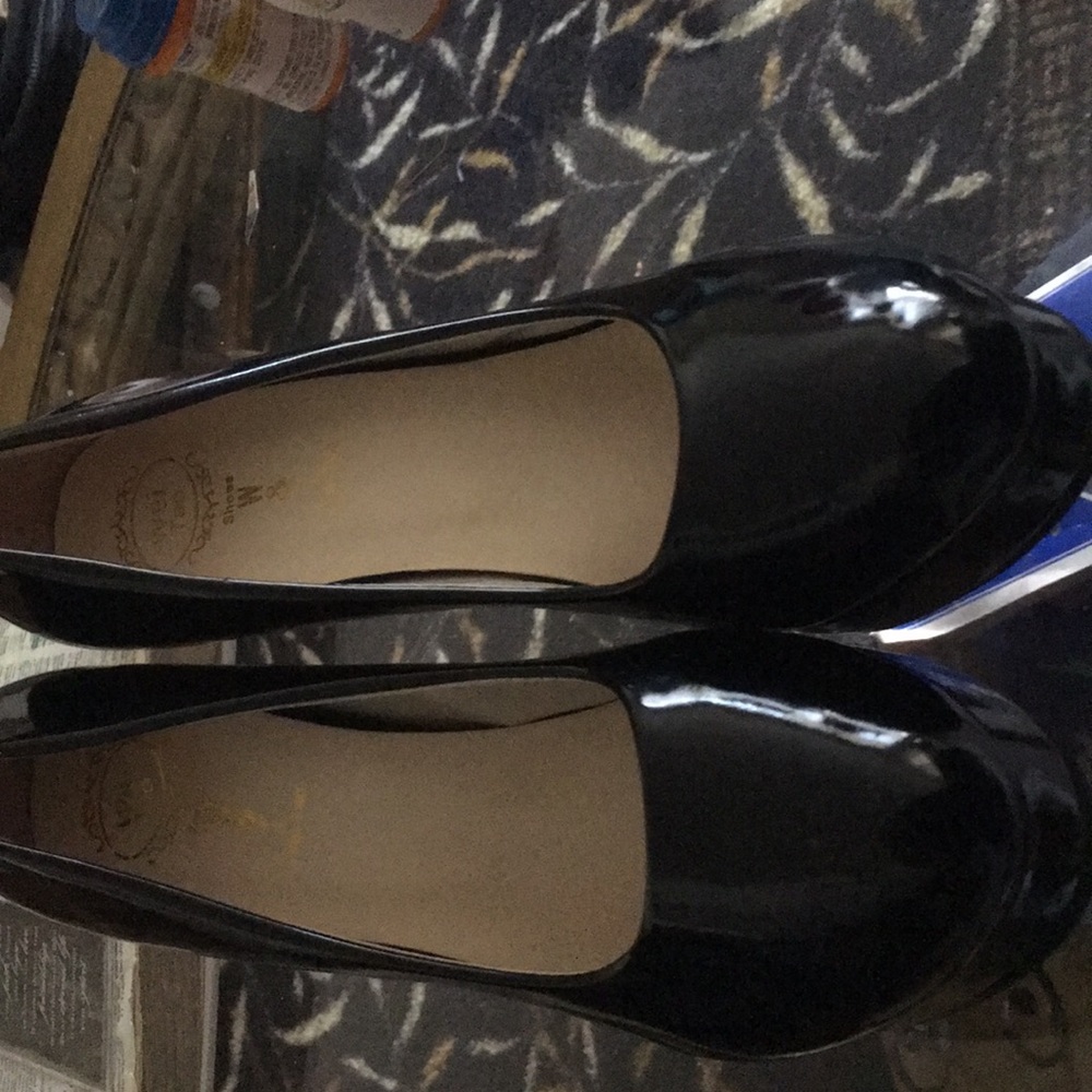 Black Patent Leather heels, never been worn